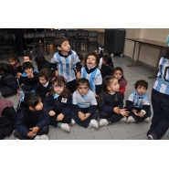 Festejos por el Día de la Bandera con los niños de Jardín
